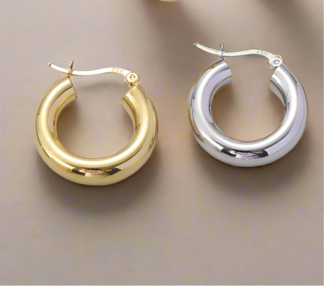 Chic Bold C Shape Earrings