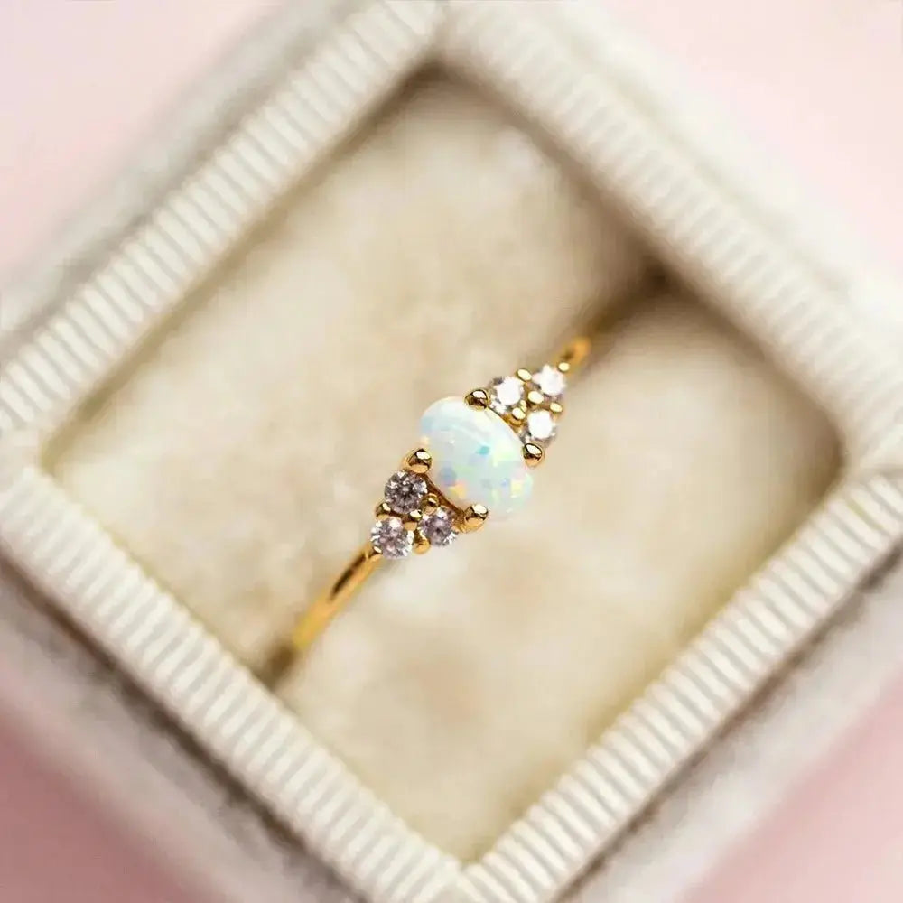 Queen Opal Eye Gold Ring shop name