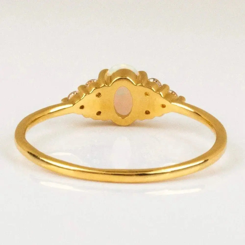 Queen Opal Eye Gold Ring shop name
