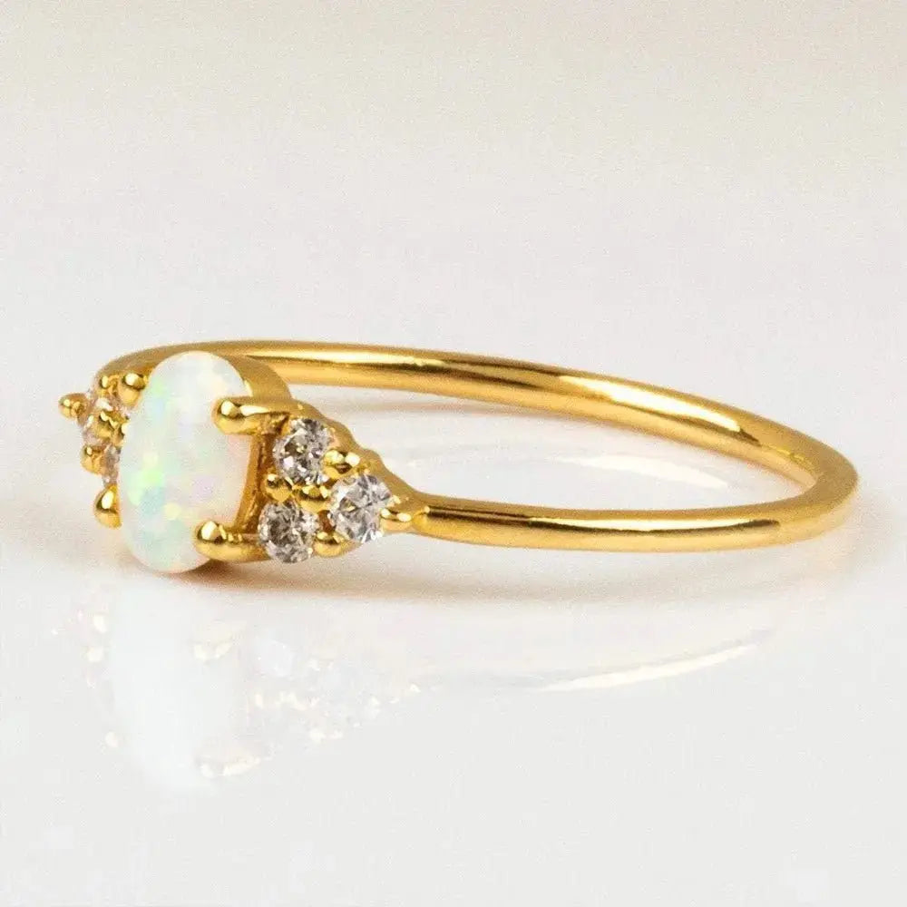 Queen Opal Eye Gold Ring shop name