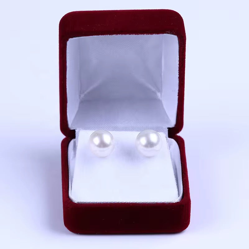 Almost Flawless 8.5mm Edison Stud Earrings