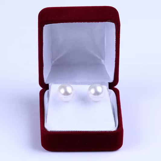 Almost Flawless 8.5mm Edison Stud Earrings