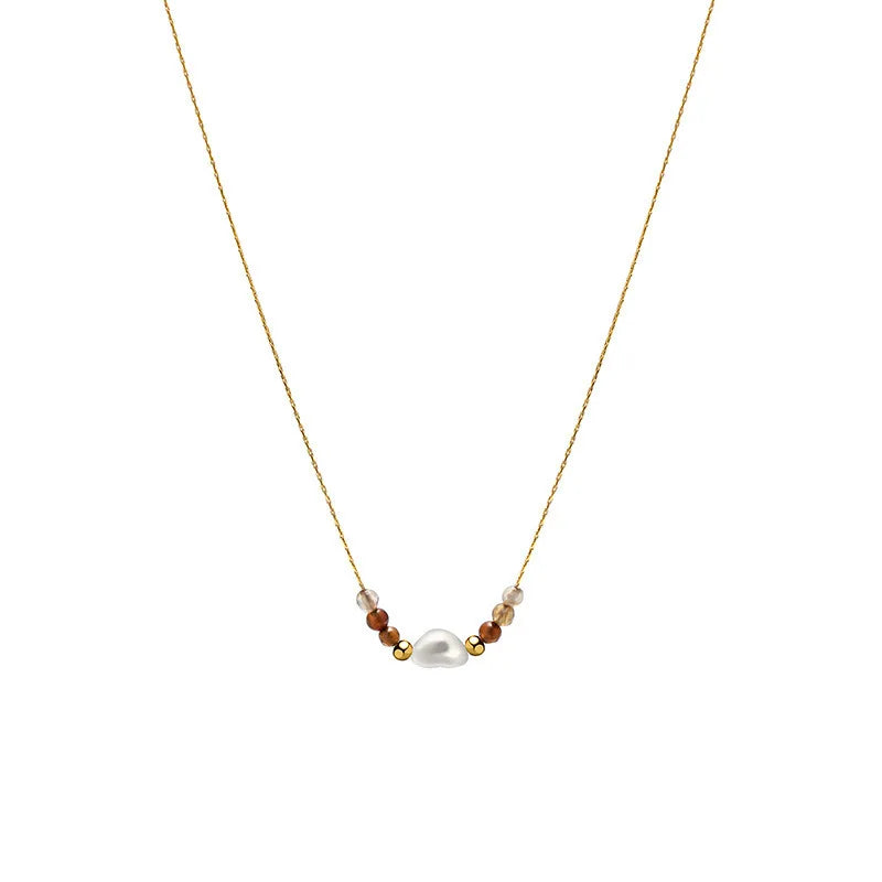 Explosive Bundle Natural Pearl Dainty Necklaces shop name