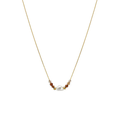 Explosive Bundle Natural Pearl Dainty Necklaces shop name