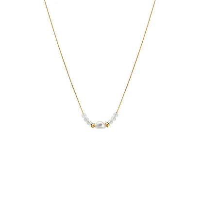 Explosive Bundle Natural Pearl Dainty Necklaces shop name