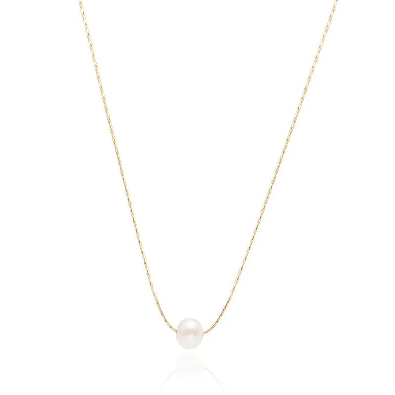 Explosive Bundle Natural Pearl Dainty Necklaces shop name