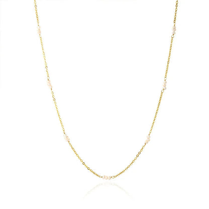 Explosive Bundle Natural Pearl Dainty Necklaces shop name