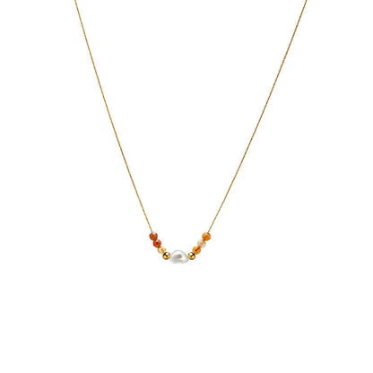 Explosive Bundle Natural Pearl Dainty Necklaces shop name