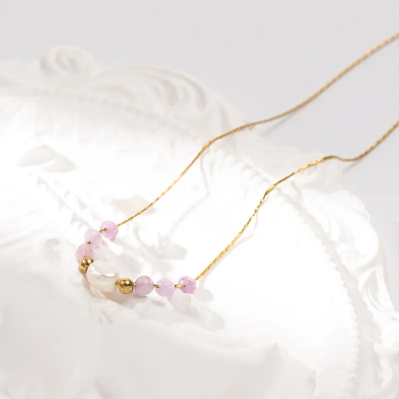 Explosive Bundle Natural Pearl Dainty Necklaces shop name