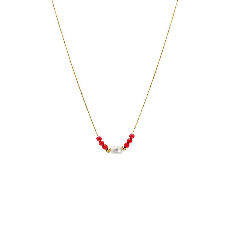 Explosive Bundle Natural Pearl Dainty Necklaces shop name