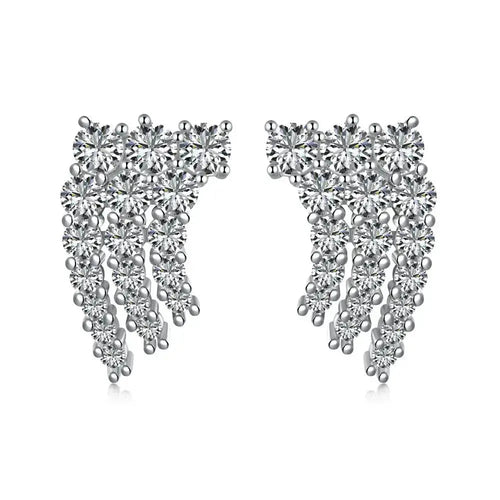 Angel Wings Sparkling Unique Earrings shop name