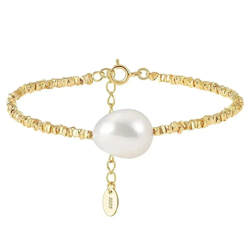 Baroque Pearl and Gold Bracelet 334 Lumeni Jewellery