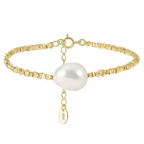 Baroque Pearl and Gold Bracelet 334 Lumeni Jewellery