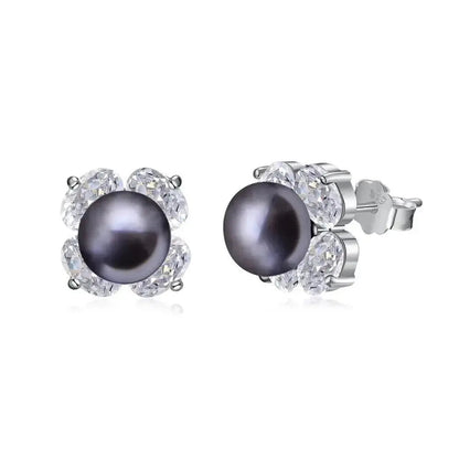 Black Pearl Stud Earrings shop name