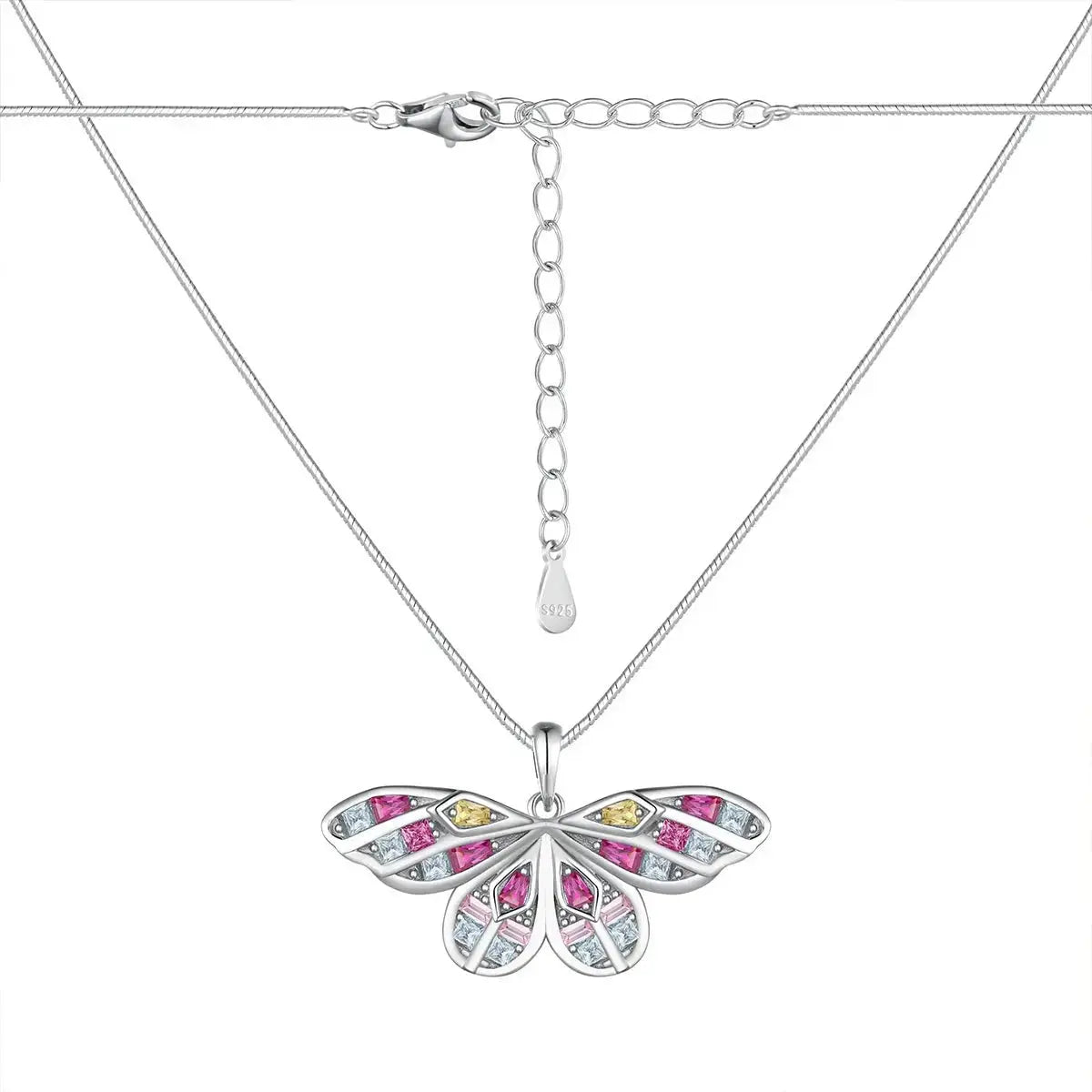 Butterfly - Colour PoP Snake Chain Necklace shop name