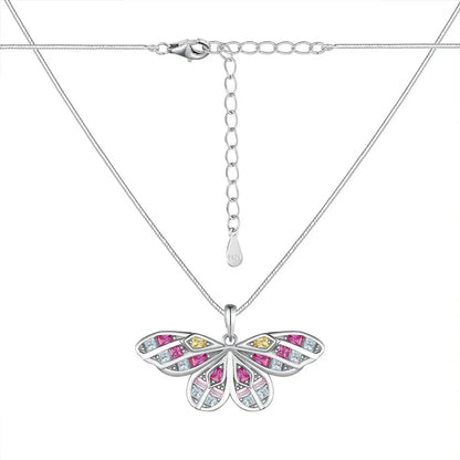 Butterfly - Colour PoP Snake Chain Necklace shop name