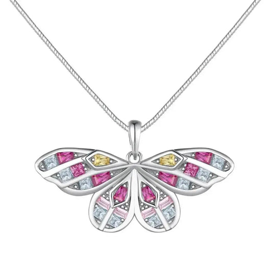 Butterfly - Colour PoP Snake Chain Necklace shop name