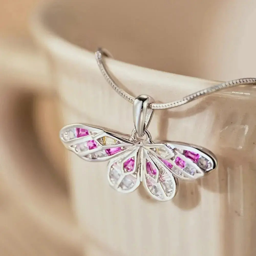 Butterfly - Colour PoP Snake Chain Necklace shop name