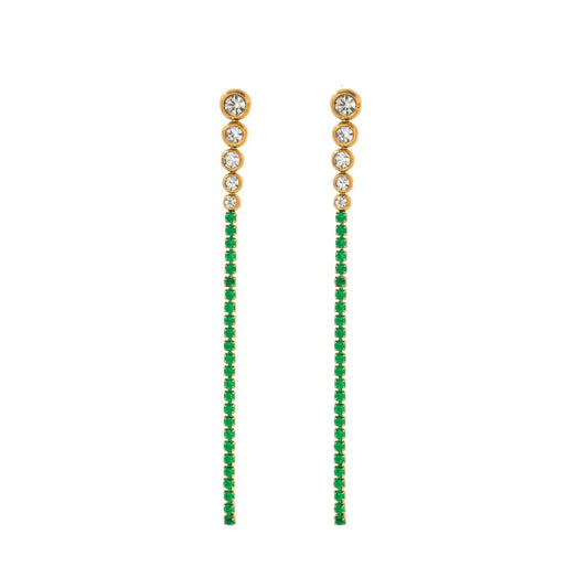 Fashion Extra Long Drop Earrings - Colour PoP shop name