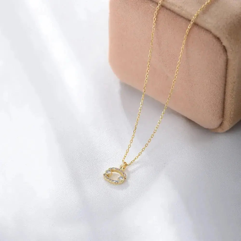 Gold Zodiac Necklace shop name