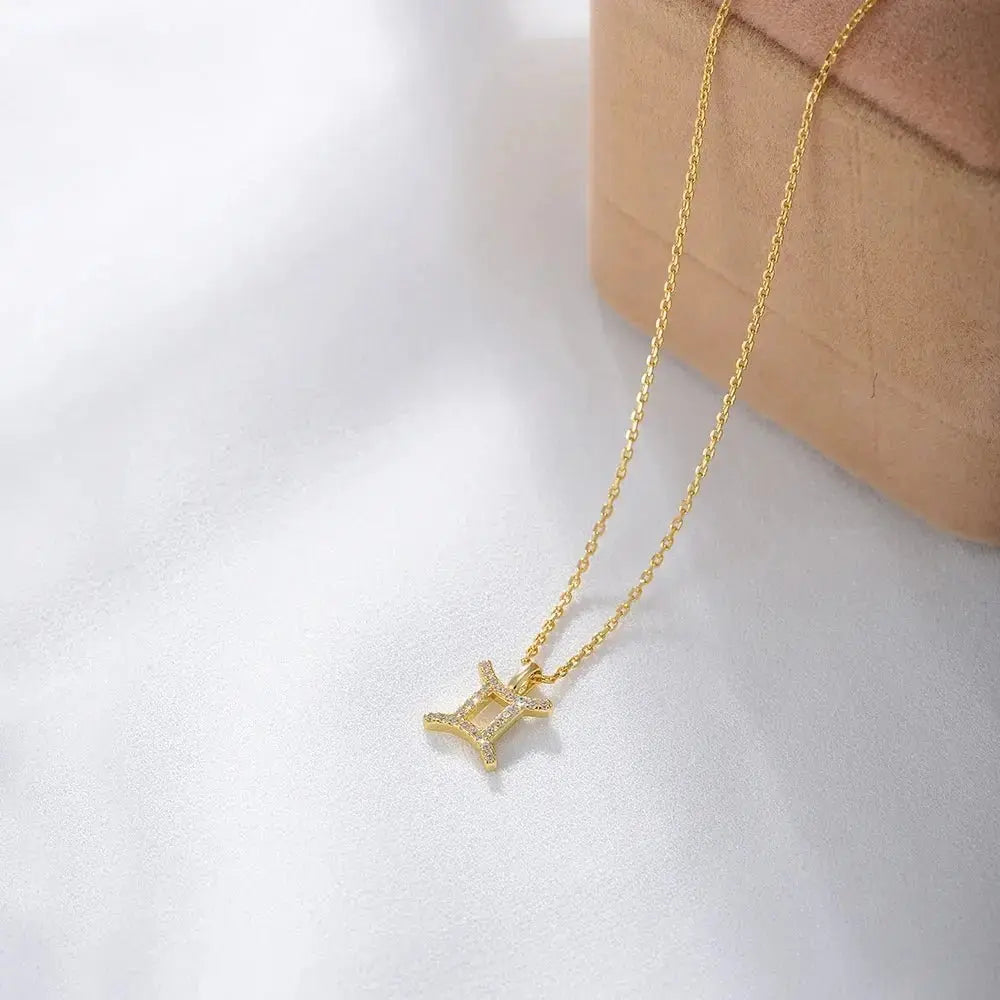 Gold Zodiac Necklace shop name