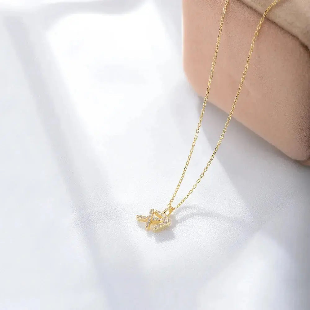 Gold Zodiac Necklace shop name