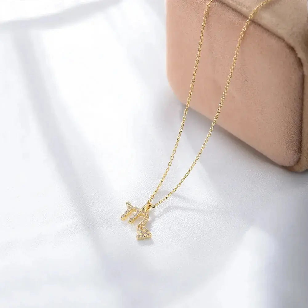 Gold Zodiac Necklace shop name