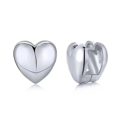 Hearts Large Statement Claw Huggie Earrings Lumeni Jewellery
