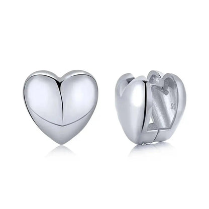 Hearts Large Statement Claw Huggie Earrings Lumeni Jewellery