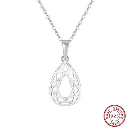 Hollow Drop Pendant Necklace shop name