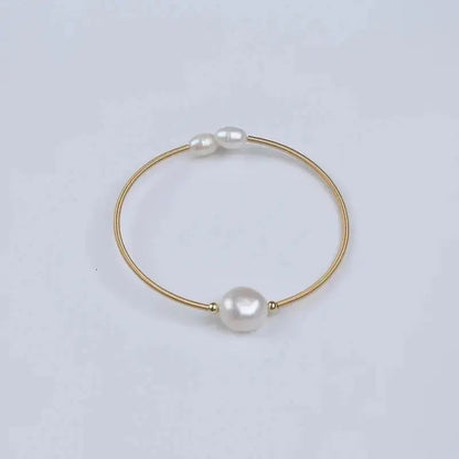 Hot Sale Natural Freshwater Pearl Adjustable Bangles shop name