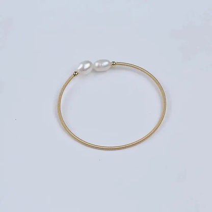 Hot Sale Natural Freshwater Pearl Adjustable Bangles shop name