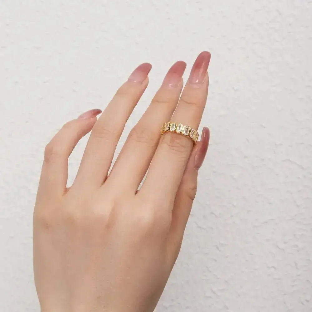 Luxury Eternity Ring 18K Gold shop name