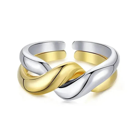 Mixed Metal Resizable Ring shop name