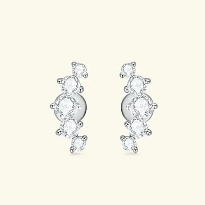 Moissanite Diamond Earrings Stud Climbers shop name