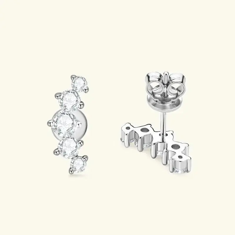 Moissanite Diamond Earrings Stud Climbers shop name