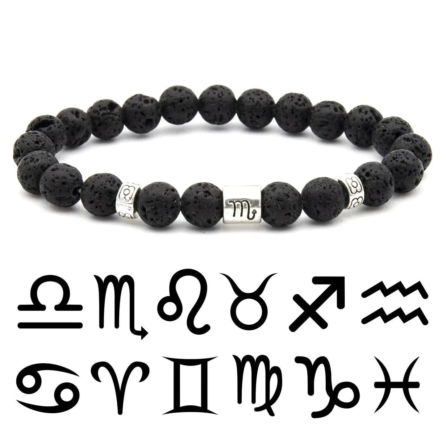 Natural Stone Zodiac Bracelet shop name