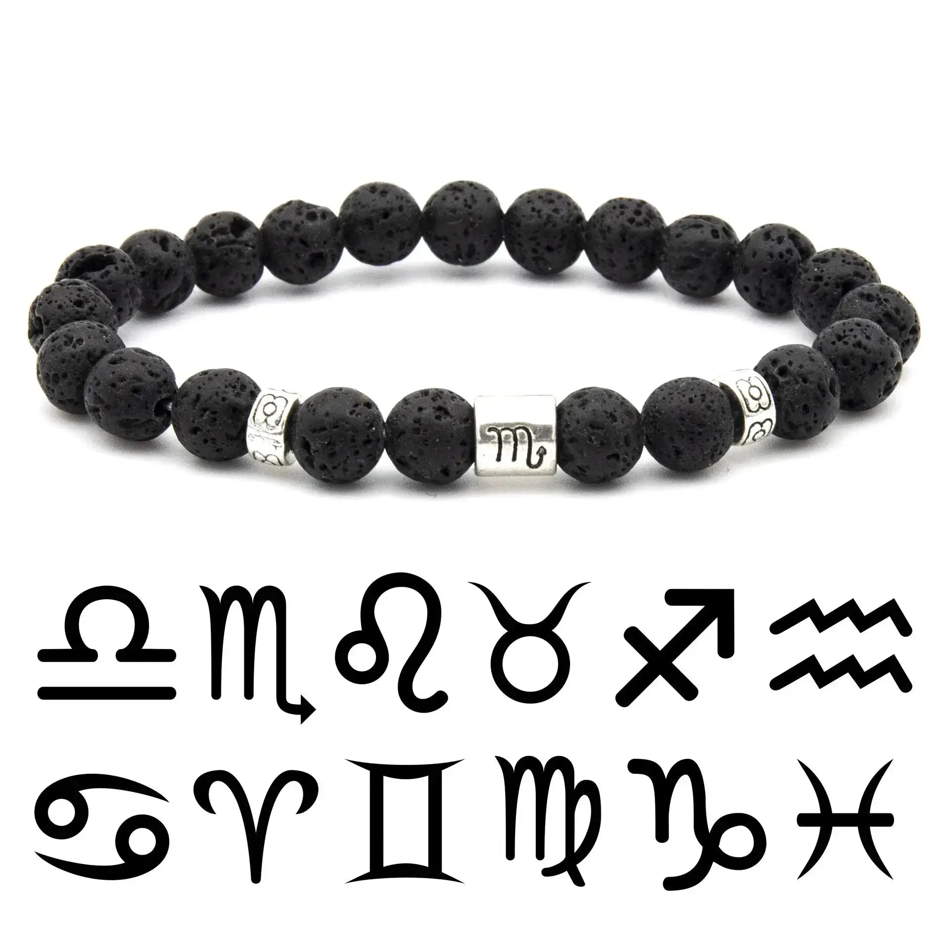 Natural Stone Zodiac Bracelet shop name
