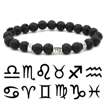 Natural Stone Zodiac Bracelet shop name