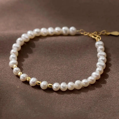 Pearl Road Gold Bracelet (small) 334 Lumeni Jewellery