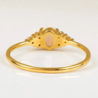 Queen Opal Eye Gold Ring shop name