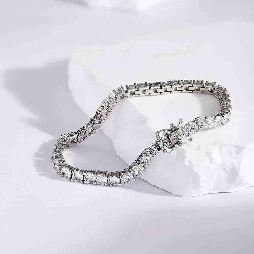 Round Cut 4mm Tennis Bracelet shop name
