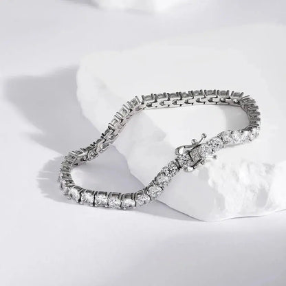 Round Cut 4mm Tennis Bracelet shop name