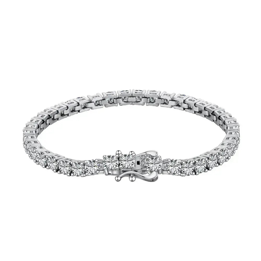 Round Cut 4mm Tennis Bracelet shop name