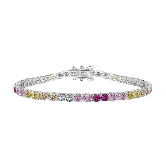 Round Cut Candy Tennis Bracelet shop name