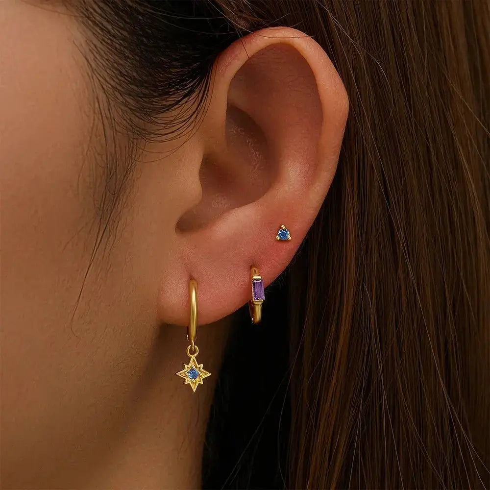 Star Trio Stack Hoops SETS shop name