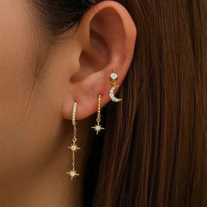 Star Trio Stack Hoops SETS shop name