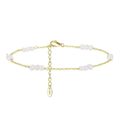 Summer Dainty Pearl Anklet shop name
