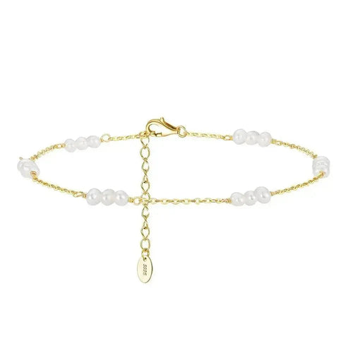 Summer Dainty Pearl Anklet shop name